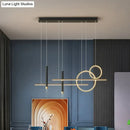 DecorBites™ Minimalist Metal Dinner Suspension Lamp with LED Island Pendant and Spotlight