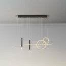 DecorBites™ Minimalist Metal Dinner Suspension Lamp with LED Island Pendant and Spotlight
