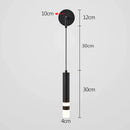Modern black & gold led wall lamp bedroom adjustable reading light