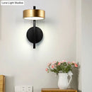 Modern black & gold led wall lamp bedroom reading light