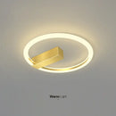 Modern black & gold led wall lamp for living room