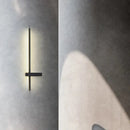 Modern black & gold led wall lamp – living room minimalist sconce