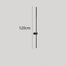 Modern black & gold led wall lamps living room minimalist sconces