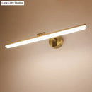 Modern black & gold led wall light bathroom fixture 110v-120v