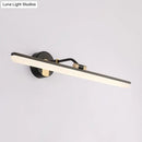 Modern black & gold led wall light bathroom fixture 110v-120v