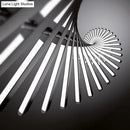 DecorBites™ Black Fish-Bone Pendant Light - Nordic LED Metal Island Fixture