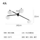 DecorBites™ Black/Gold Lustre Copper Ceiling LED Modern Light Fixture for Living Room/Kitchen/Balcony