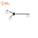 DecorBites™ Black/Gold Lustre Copper Ceiling LED Modern Light Fixture for Living Room/Kitchen/Balcony