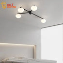 DecorBites™ Black/Gold Lustre Copper Ceiling LED Modern Light Fixture for Living Room/Kitchen/Balcony