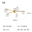 DecorBites™ Black/Gold Lustre Copper Ceiling LED Modern Light Fixture for Living Room/Kitchen/Balcony