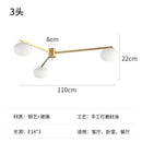 DecorBites™ Black/Gold Lustre Copper Ceiling LED Modern Light Fixture for Living Room/Kitchen/Balcony