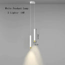Modern black & gold oval pendant lamps bedroom minimalist lighting