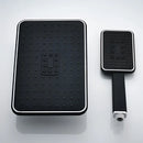 Modern black & gold rainfall shower head bathroom handshower