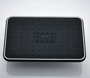 Modern black & gold rainfall shower head bathroom handshower