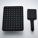 Modern black & gold rainfall shower head bathroom handshower