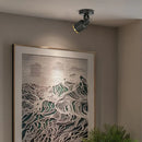 Modern black & gold surface mounted ceiling spotlight living room cri97