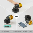Modern black & gold surface mounted ceiling spotlight living room cri97