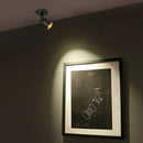 Modern black & gold surface mounted ceiling spotlight living room cri97