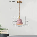 Modern black & gold terrazzo stone pendant lamp kitchen hanging light