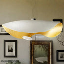 Modern black & gold texture led pendant lights living room