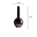 Modern black & gold tray vase candlestick set living room decor