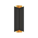 DecorBites™ Minimalist Twist Wall Sconce with Metallic 2-Bulb Light Fixture for Porch