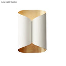 DecorBites™ Minimalist Twist Wall Sconce with Metallic 2-Bulb Light Fixture for Porch