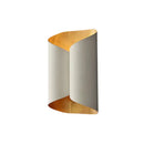DecorBites™ Minimalist Twist Wall Sconce with Metallic 2-Bulb Light Fixture for Porch