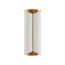 DecorBites™ Minimalist Twist Wall Sconce with Metallic 2-Bulb Light Fixture for Porch