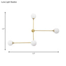 Modern black & gold wall lamp bedroom glass sconce modern design