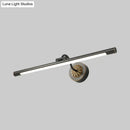 Modern black & gold wall light fixture bedroom dressing table