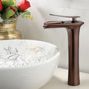 Modern black & gold waterfall basin faucet bathroom mixer tap