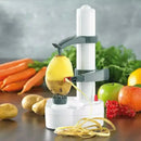 Modern black & gray electric peeler – kitchen fruit slicer gadget