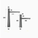 Modern black & grey brass basin faucet bathroom mixer tap