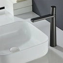 Modern black & grey brass basin faucet bathroom mixer tap