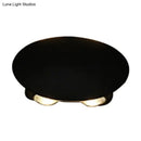 Modern black hexagonal led wall washer sconce for hallway lighting