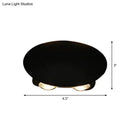 Modern black hexagonal led wall washer sconce for hallway lighting