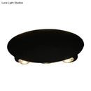 Modern black hexagonal led wall washer sconce for hallway lighting