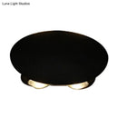 Modern black hexagonal led wall washer sconce for hallway lighting