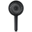Modern black high pressure shower head bathroom water saving rainfall