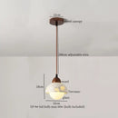 Modern black iron and white marble led pendant light kitchen hanging lamp