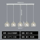 Modern black iron cage pendant lamp kitchen island lighting