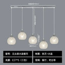 Modern black iron cage pendant lamp kitchen island lighting