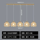 Modern black iron cage pendant lamp kitchen island lighting