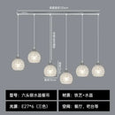 Modern black iron cage pendant lamp kitchen island lighting