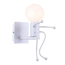 DecorBites™ Cartoon Doll Wall Sconce: Modern Iron Art Light for Kids Room