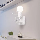 DecorBites™ Cartoon Doll Wall Sconce: Modern Iron Art Light for Kids Room