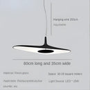Modern black irregular art pendant lamp for living room