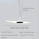 Modern black irregular art pendant lamp for living room