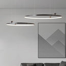 Modern black italian style led pendant light for living room